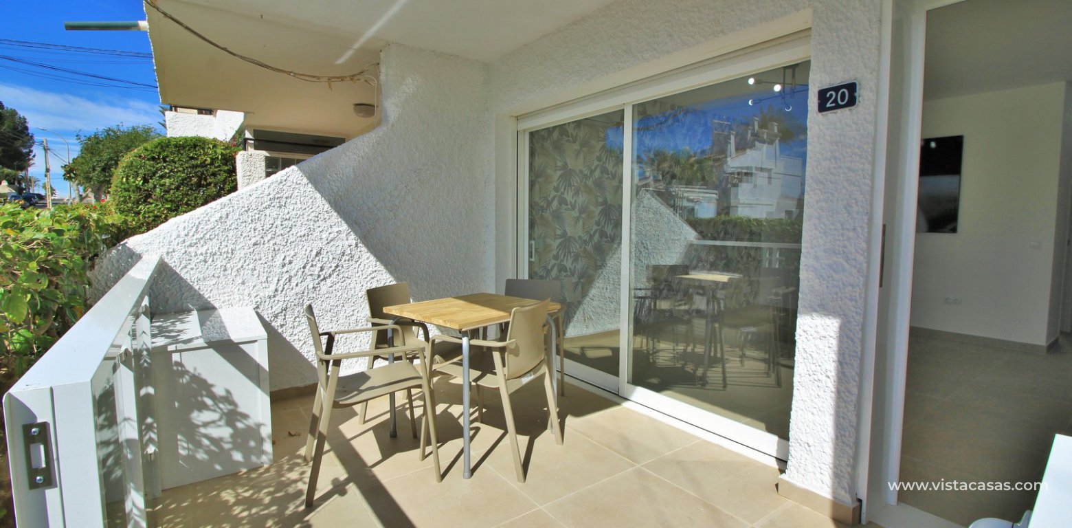 Modern South facing ground floor apartment for sale in Los Dolses south facing terrace