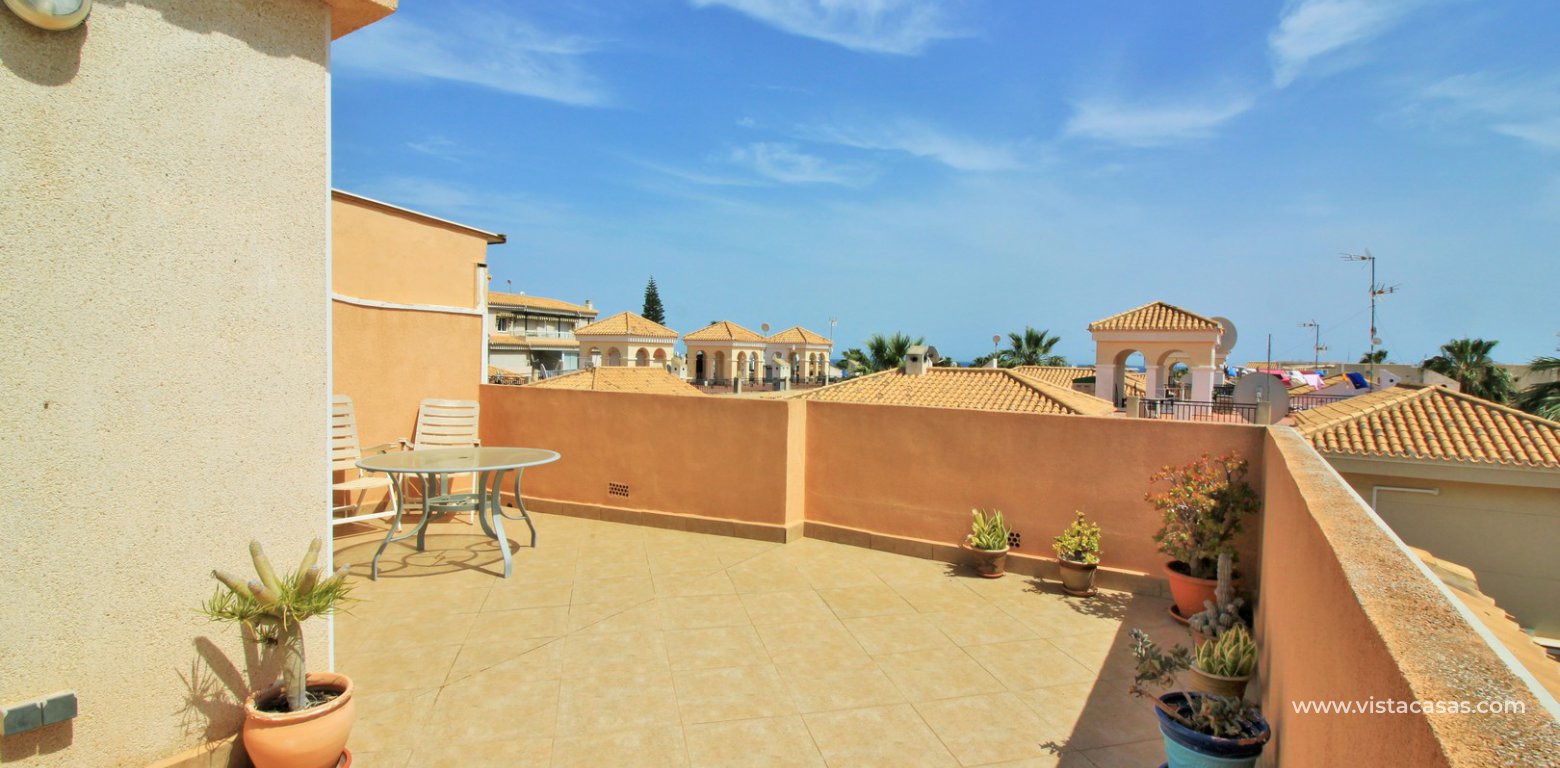 South facing townhouse for sale Playa Flamenca roof terrace 2