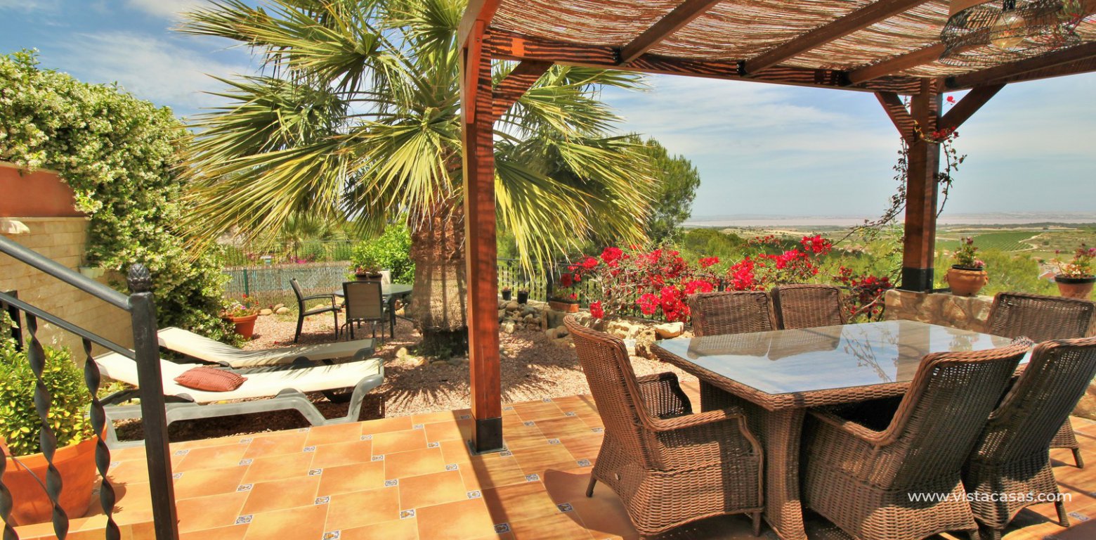 Property for sale in San Miguel de Salinas summer kitchen pergola