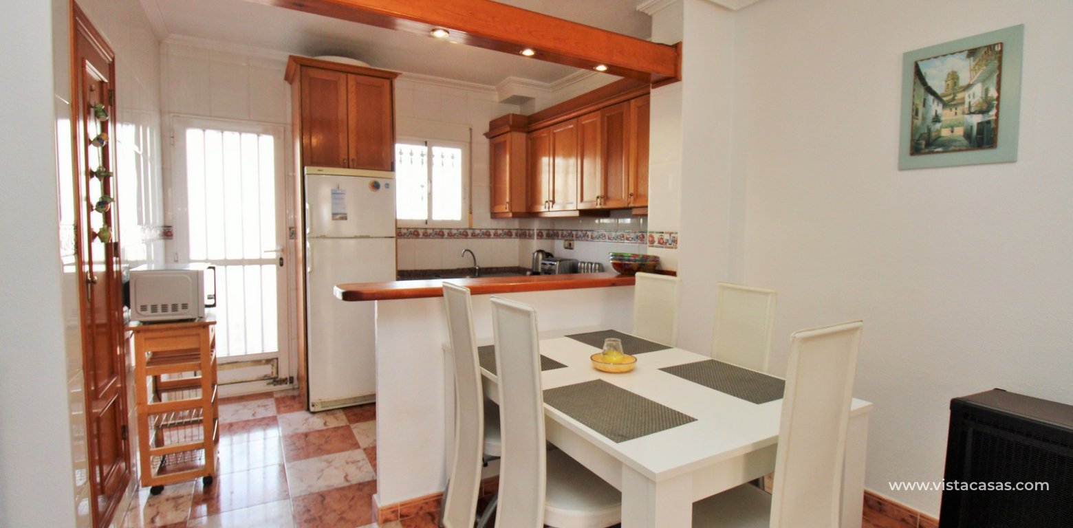 Ground floor apartment for sale San Jose IV La Zenia diner kitchen