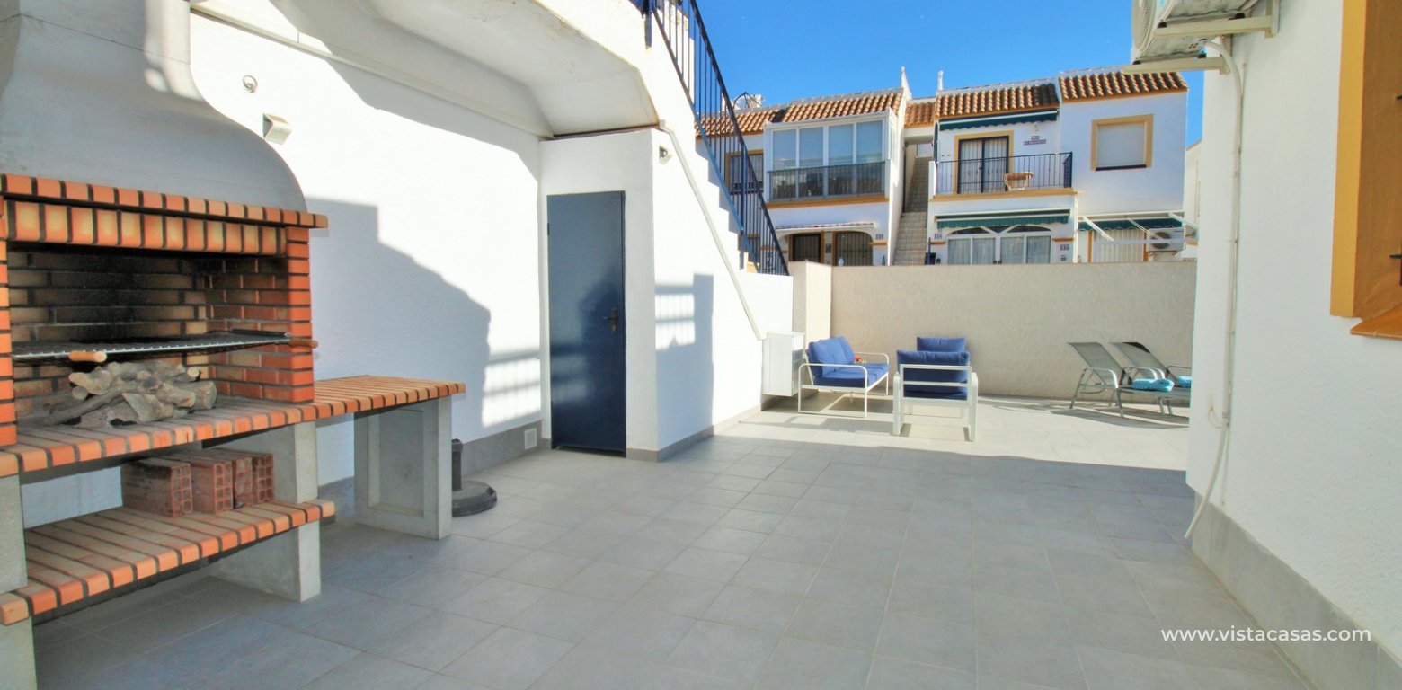 3 bed townhouse house for sale Al-Andalus I La Florida side terrace