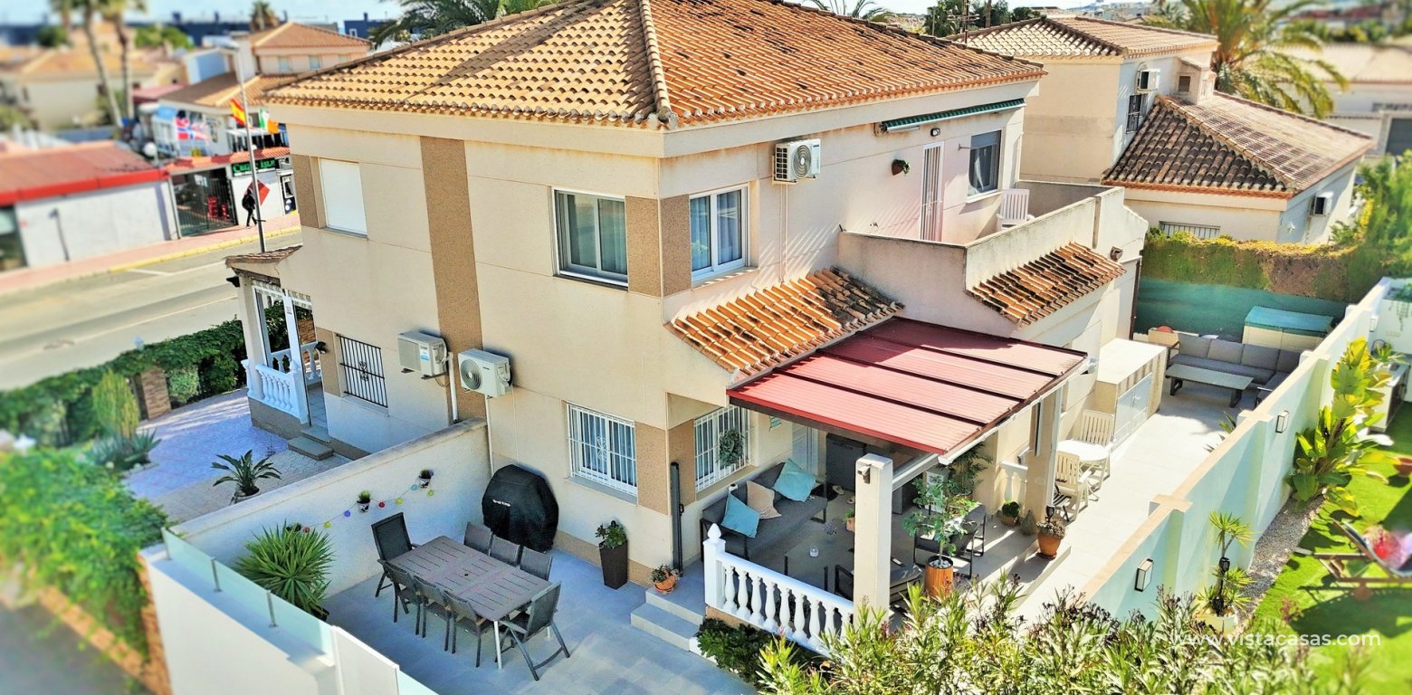 3 bed villa playa flamenca near beach boulevard front