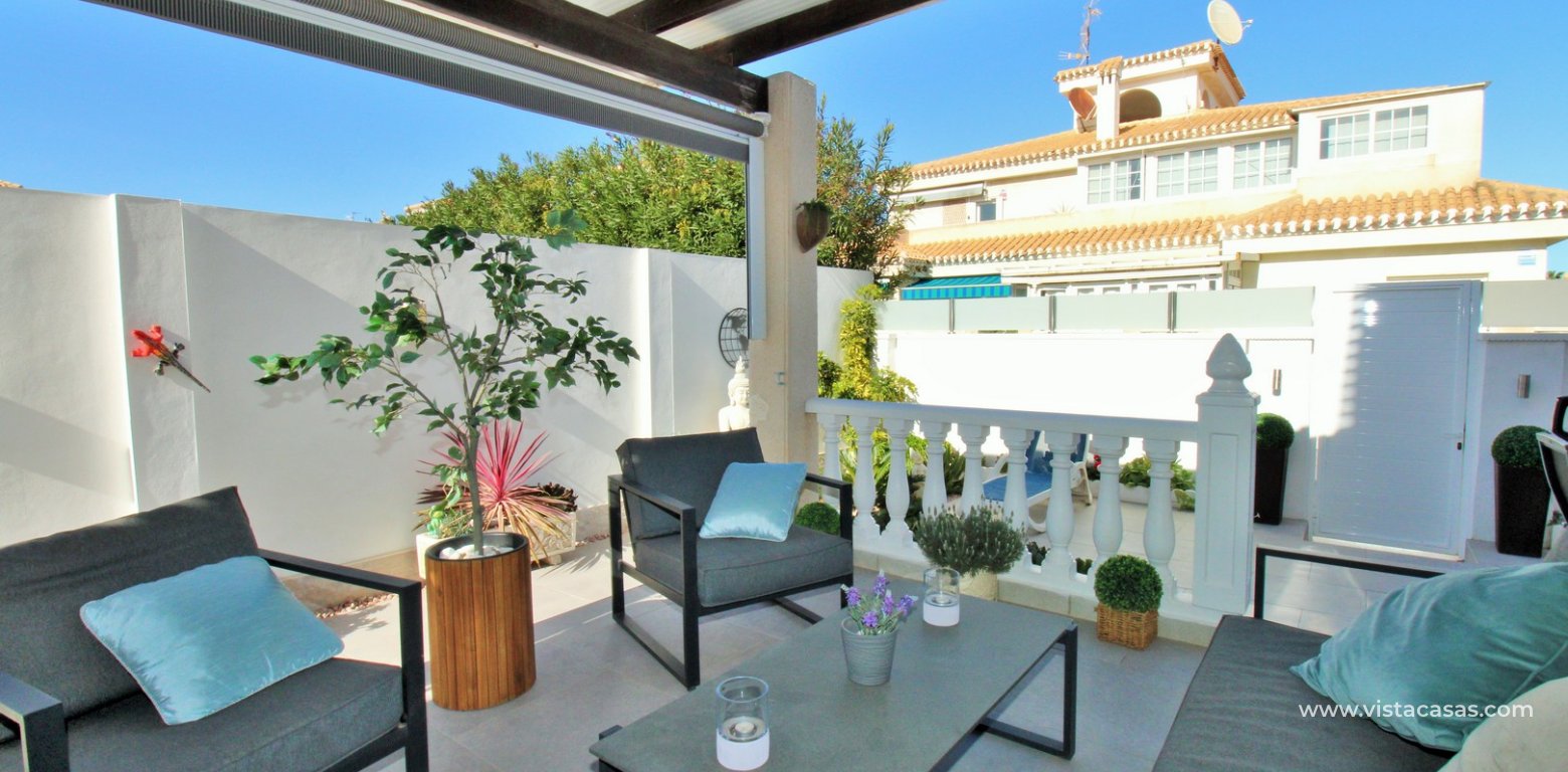 3 bed villa playa flamenca near beach boulevard terrace porch