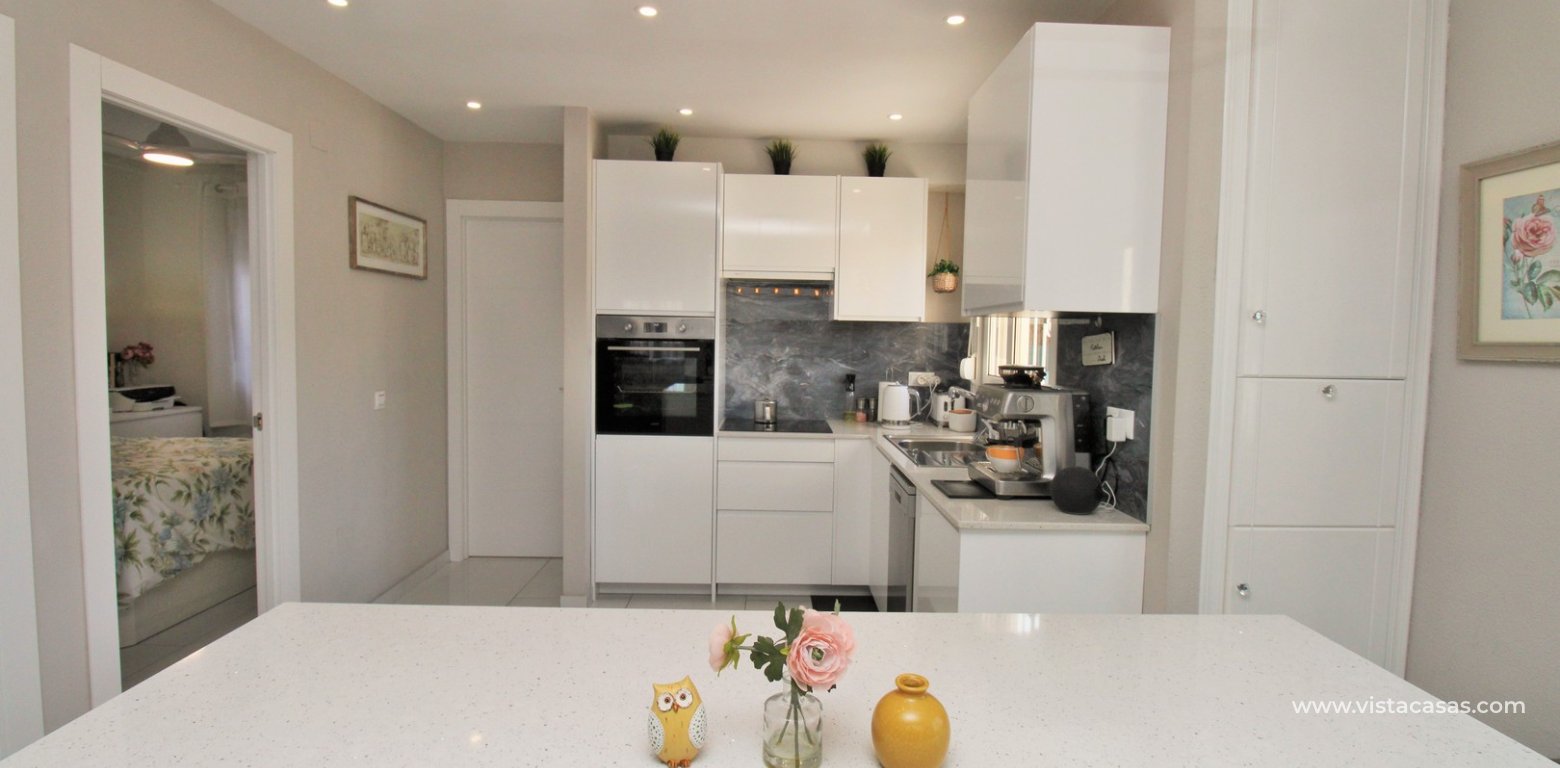 3 bed villa playa flamenca near beach boulevard open plan kitchen