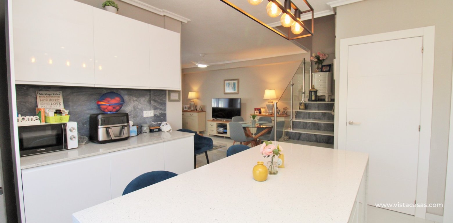 3 bed villa playa flamenca near beach boulevard kitchen american