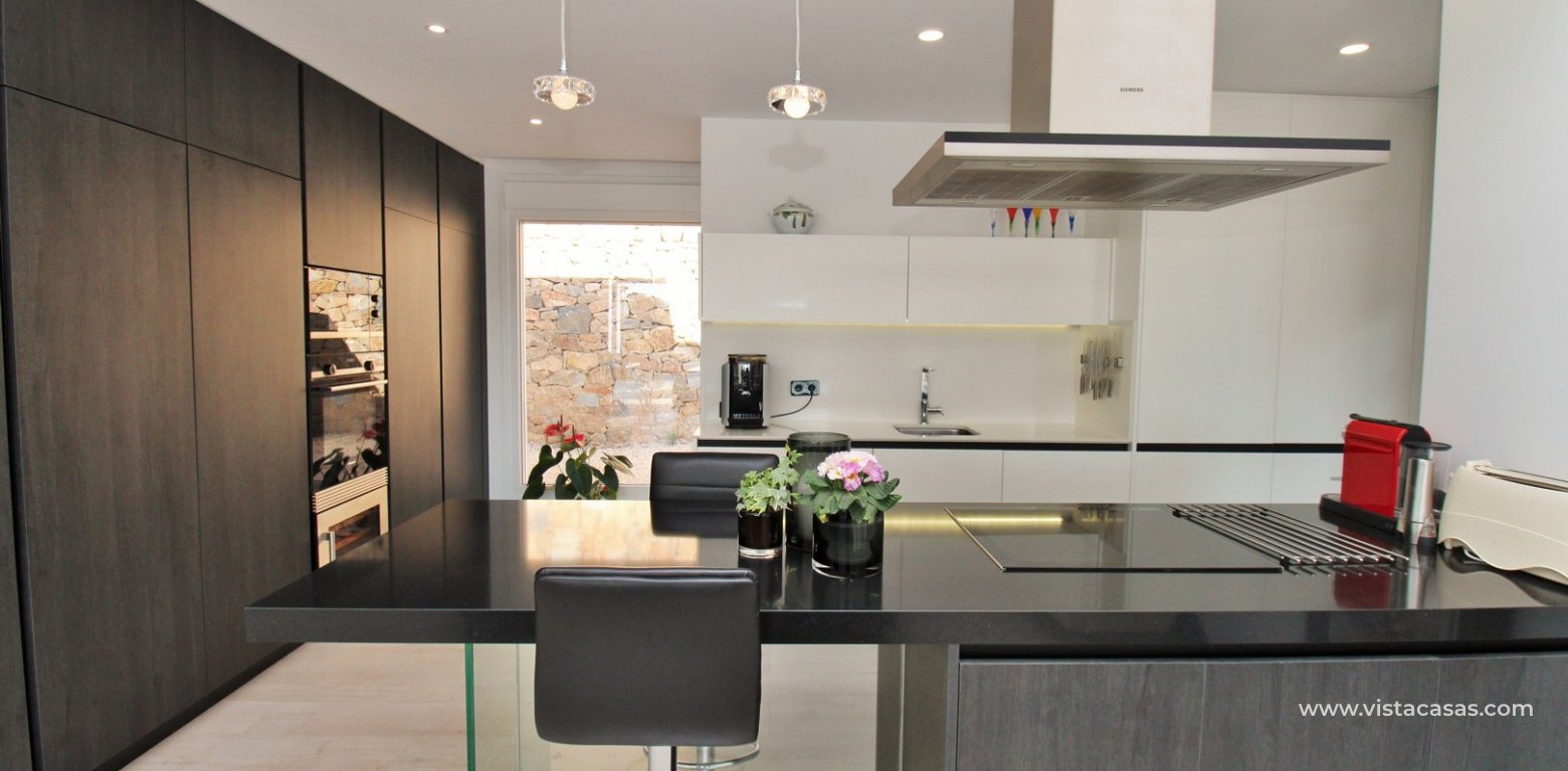 Modern detached villa for sale La Finca Golf Algorfa kitchen
