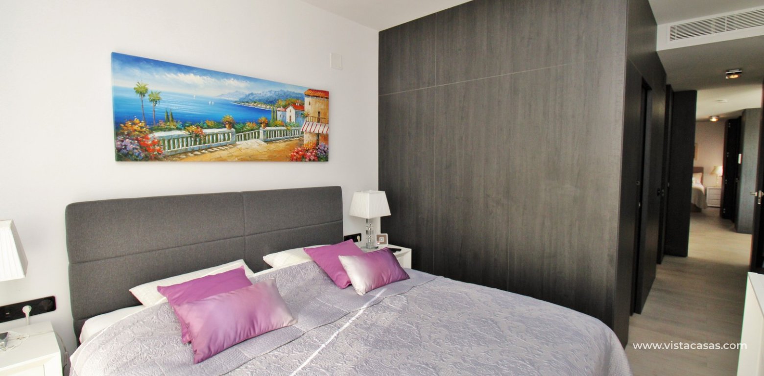 Modern detached villa for sale La Finca Golf Algorfa master bedroom fitted wardrobes