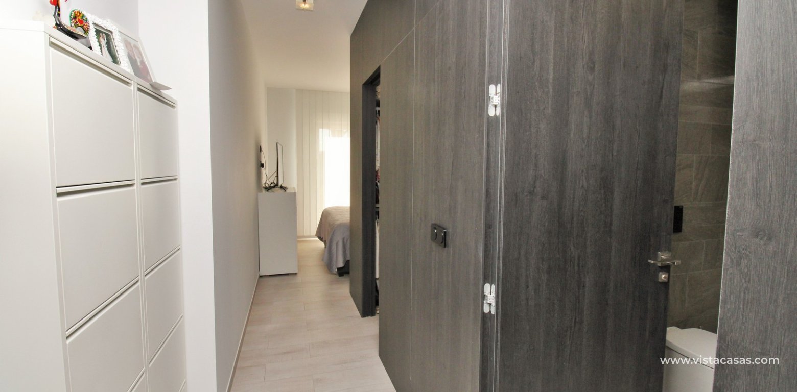 Modern detached villa for sale La Finca Golf Algorfa master bedroom walk-in wardrobes
