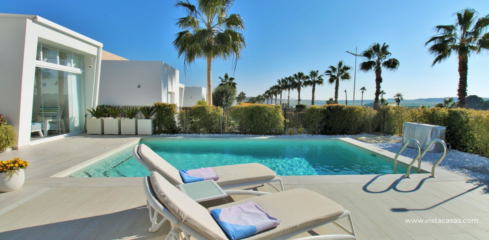 Modern detached villa for sale La Finca Golf Algorfa swimming pool