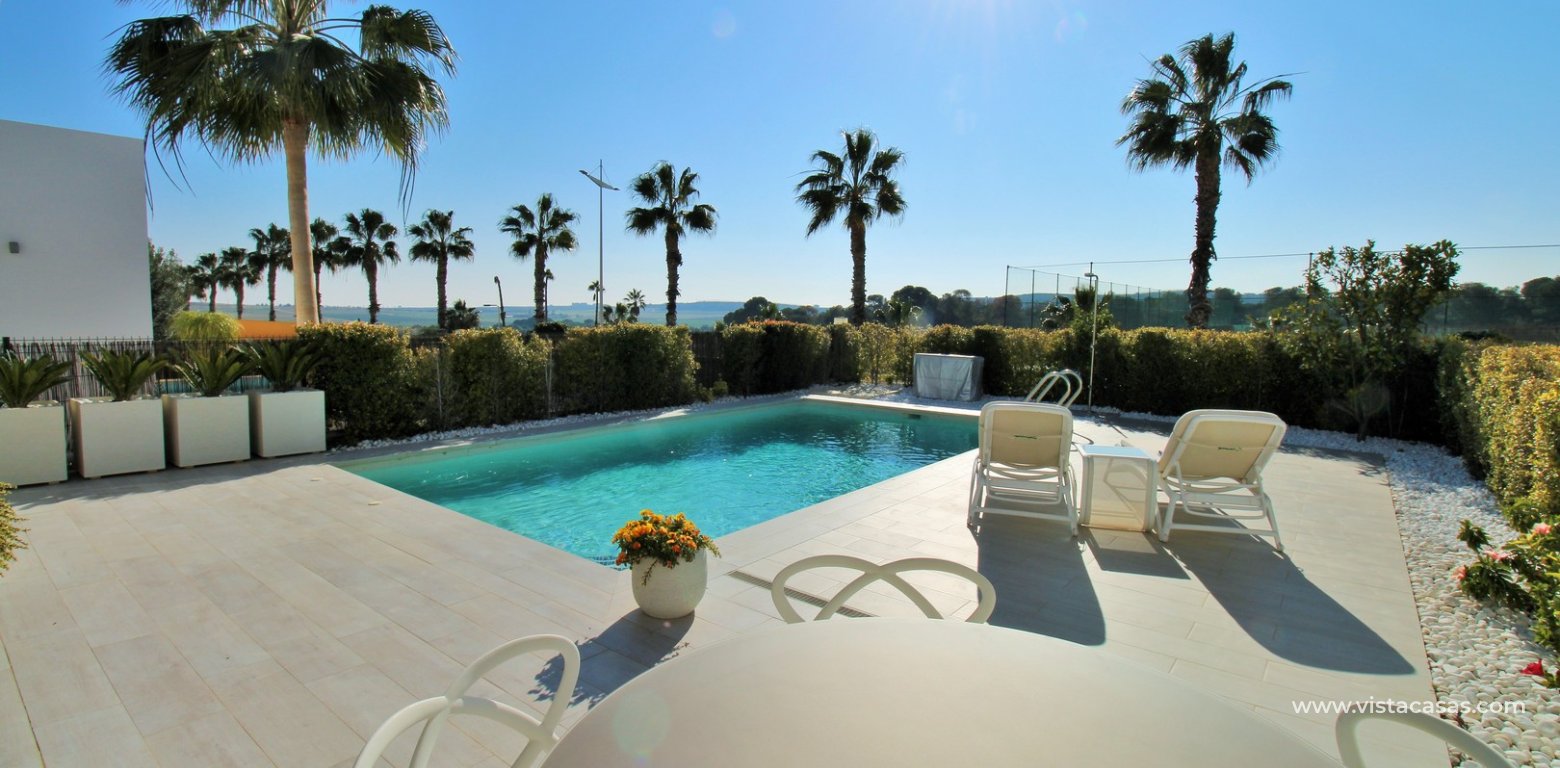 Modern detached villa for sale La Finca Golf Algorfa private pool heated