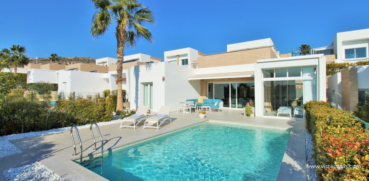 Modern detached villa for sale La Finca Golf Algorfa exterior