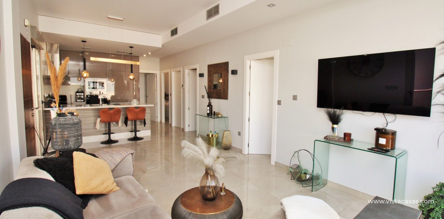 Innova detached villa private pool for sale Villamartin lounge