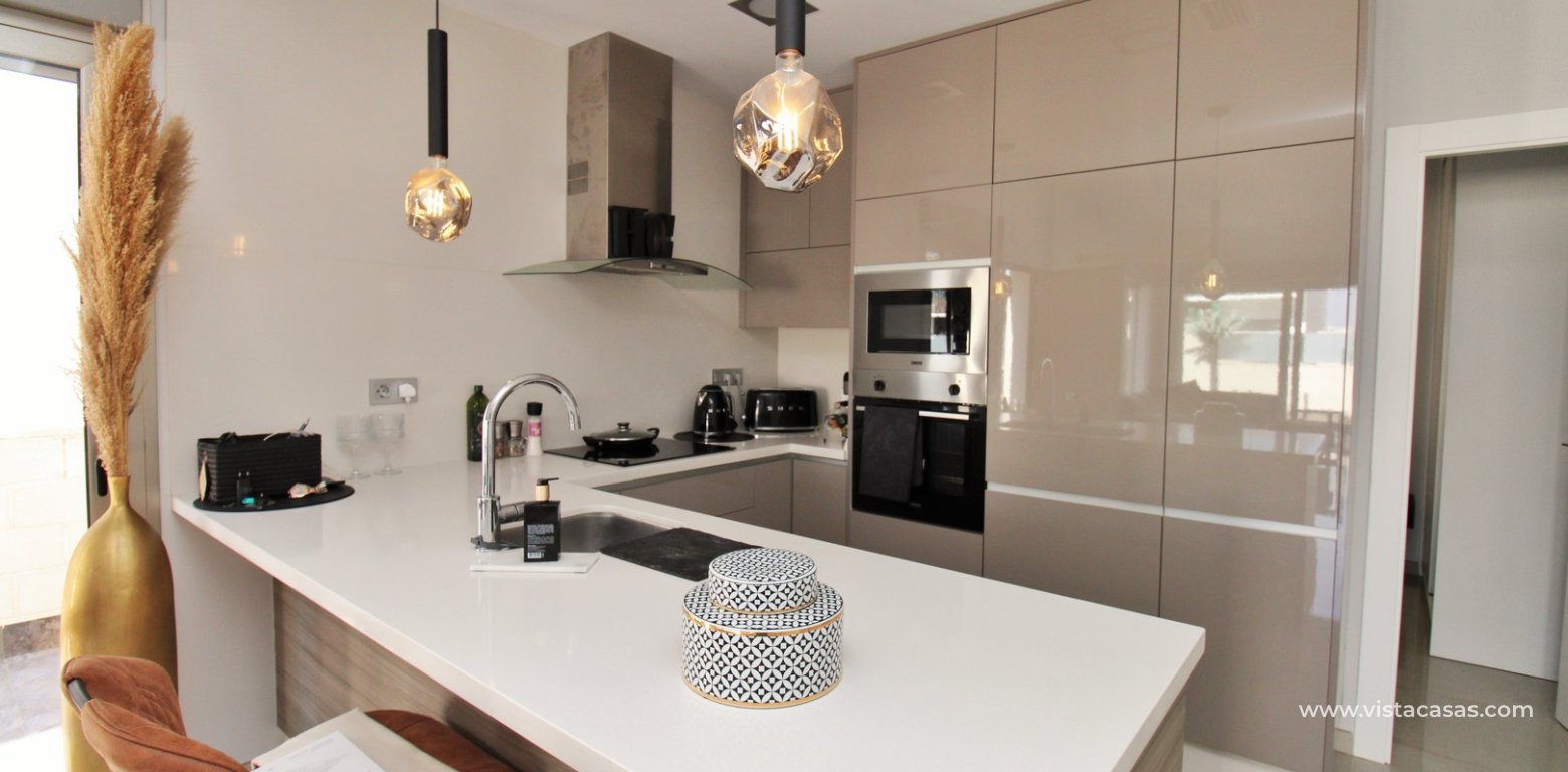 Innova detached villa private pool for sale Villamartin modern kitchen