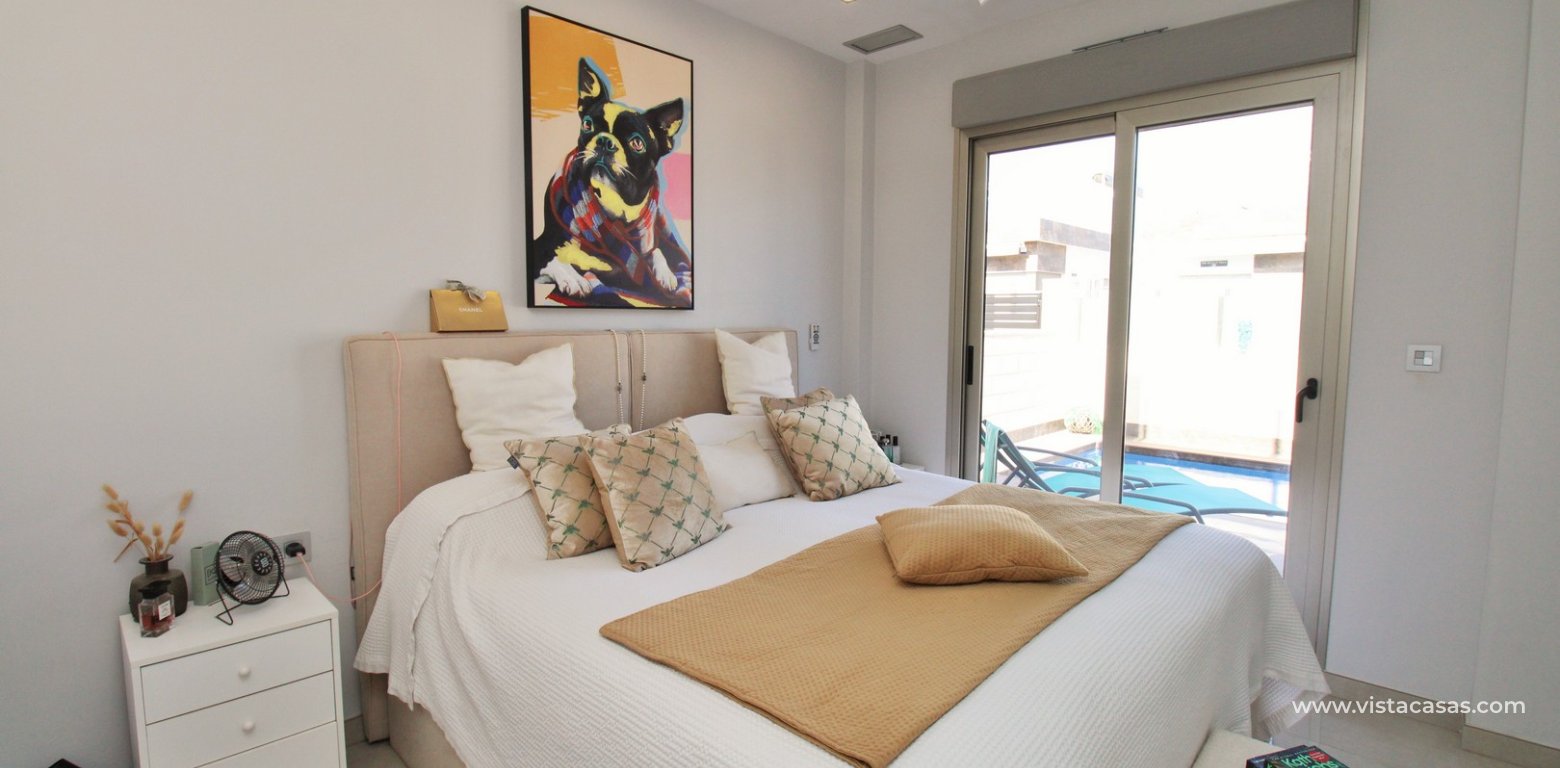 Innova detached villa private pool for sale Villamartin master bedroom