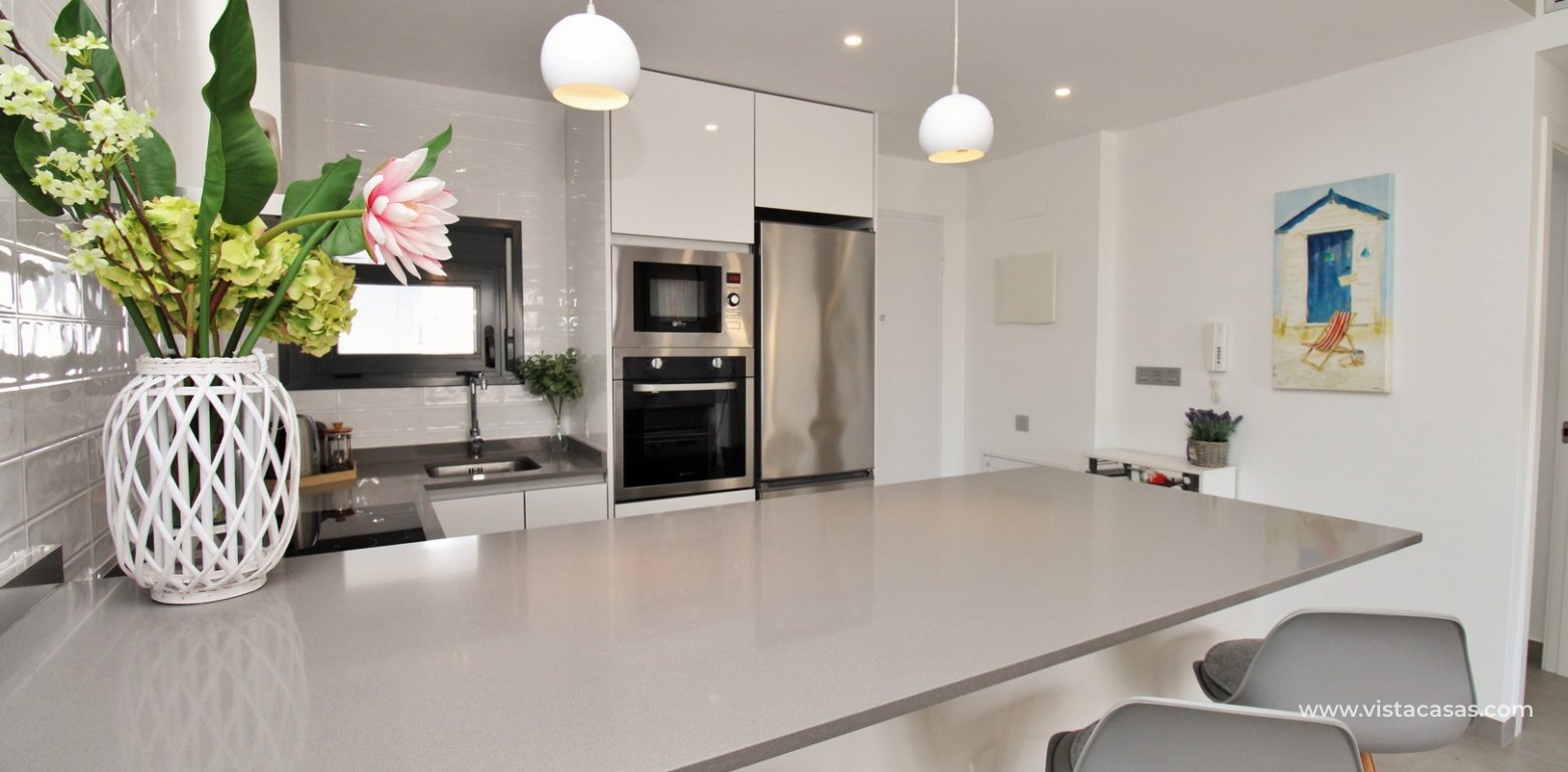 Ground floor apartment for sale in Lamar Resort II Pilar de la Horadada modern kitchen