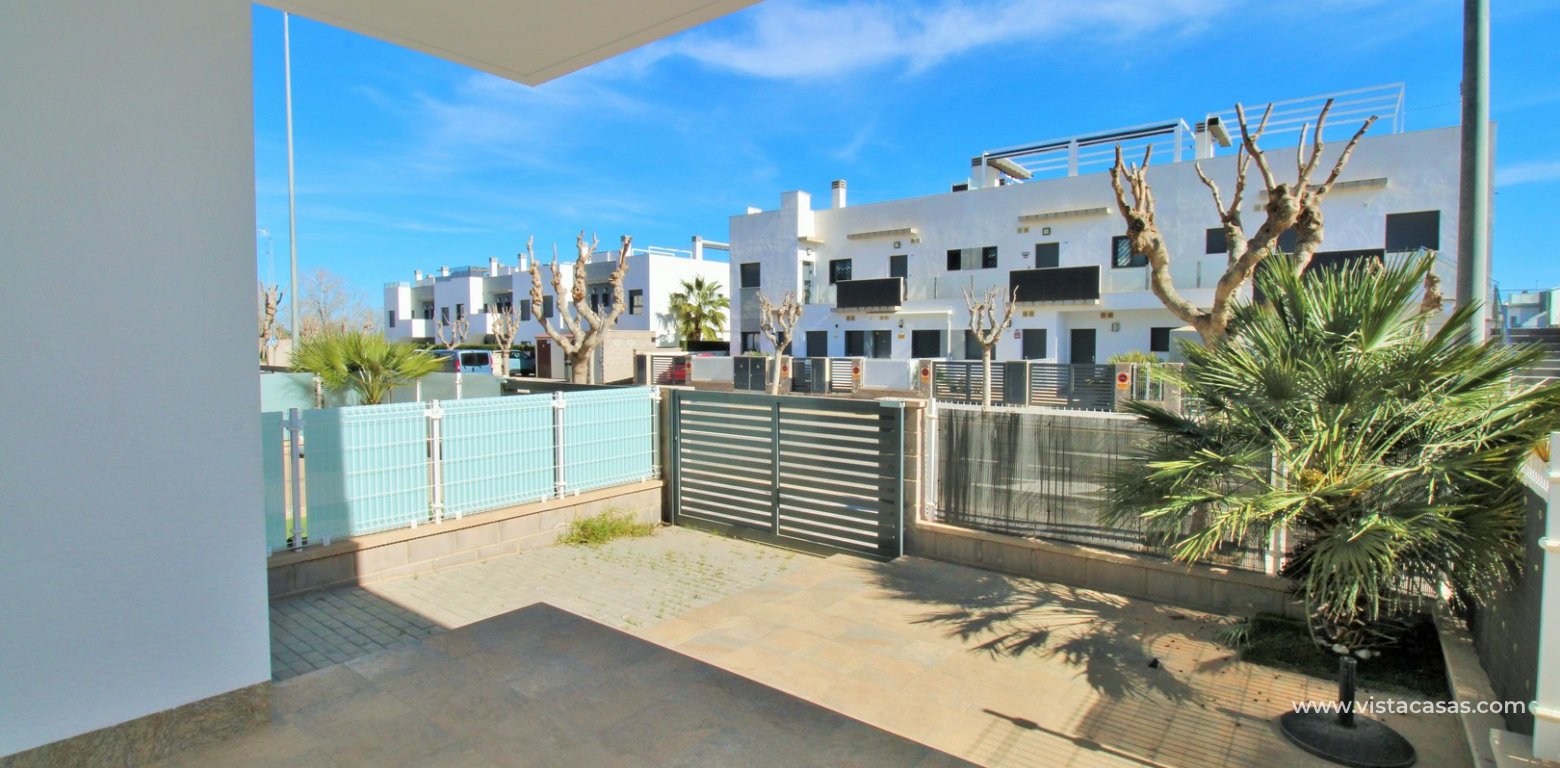 Ground floor apartment for sale in Lamar Resort II Pilar de la Horadada terrace