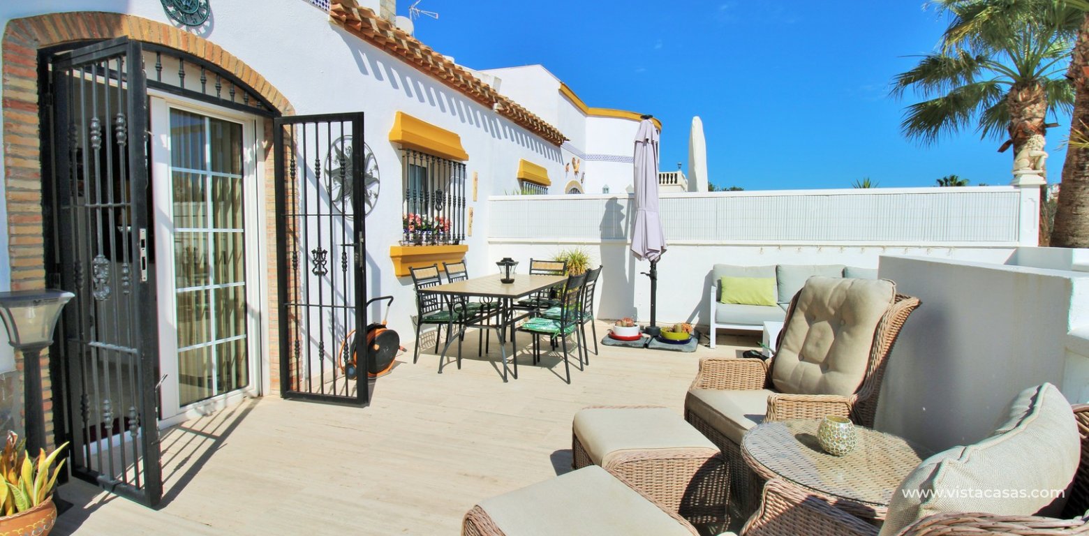 Ibiza style villa for sale R15 Los Dolses Villamartin terrace