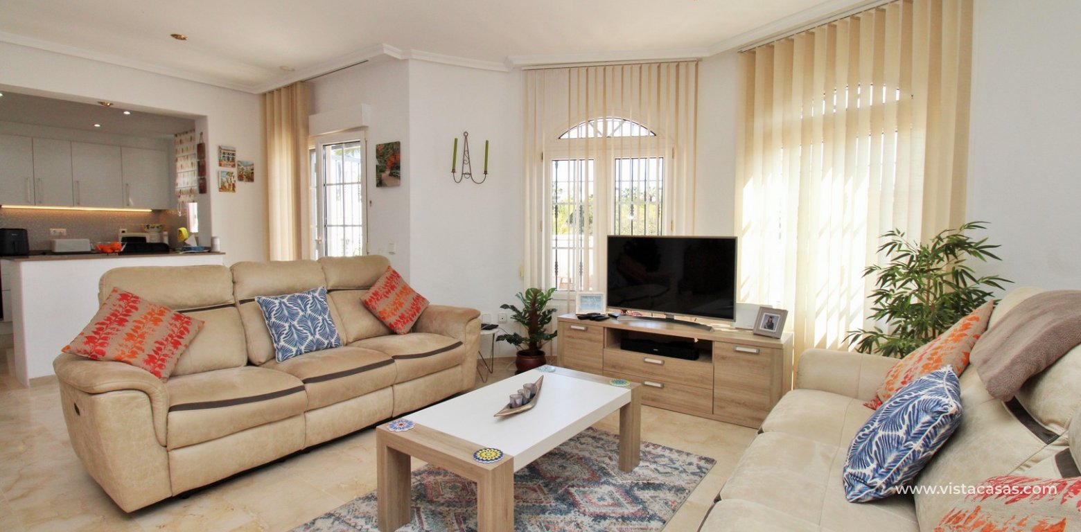 Ibiza style villa for sale R15 Los Dolses Villamartin living area