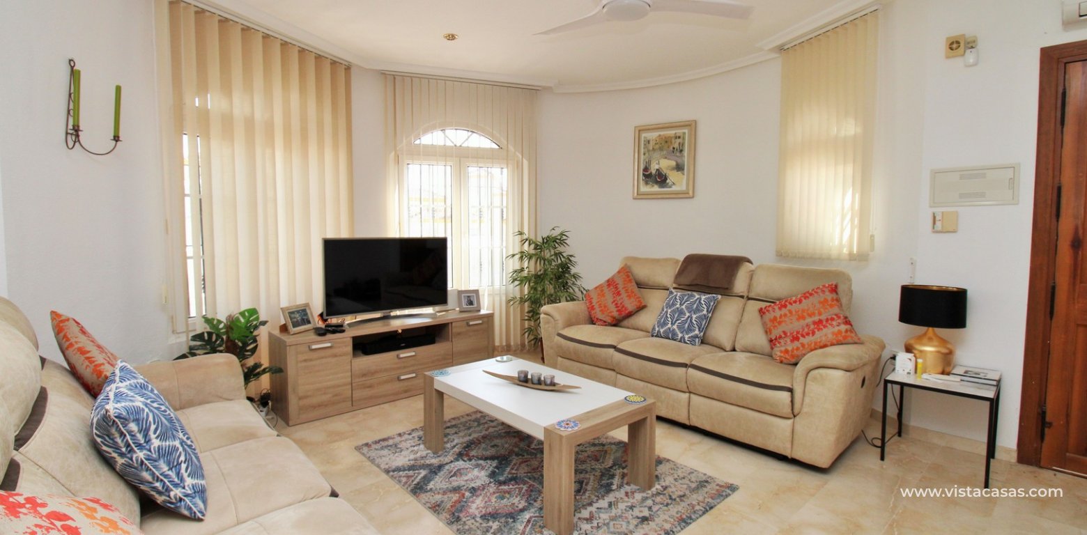 Ibiza style villa for sale R15 Los Dolses Villamartin living area 2