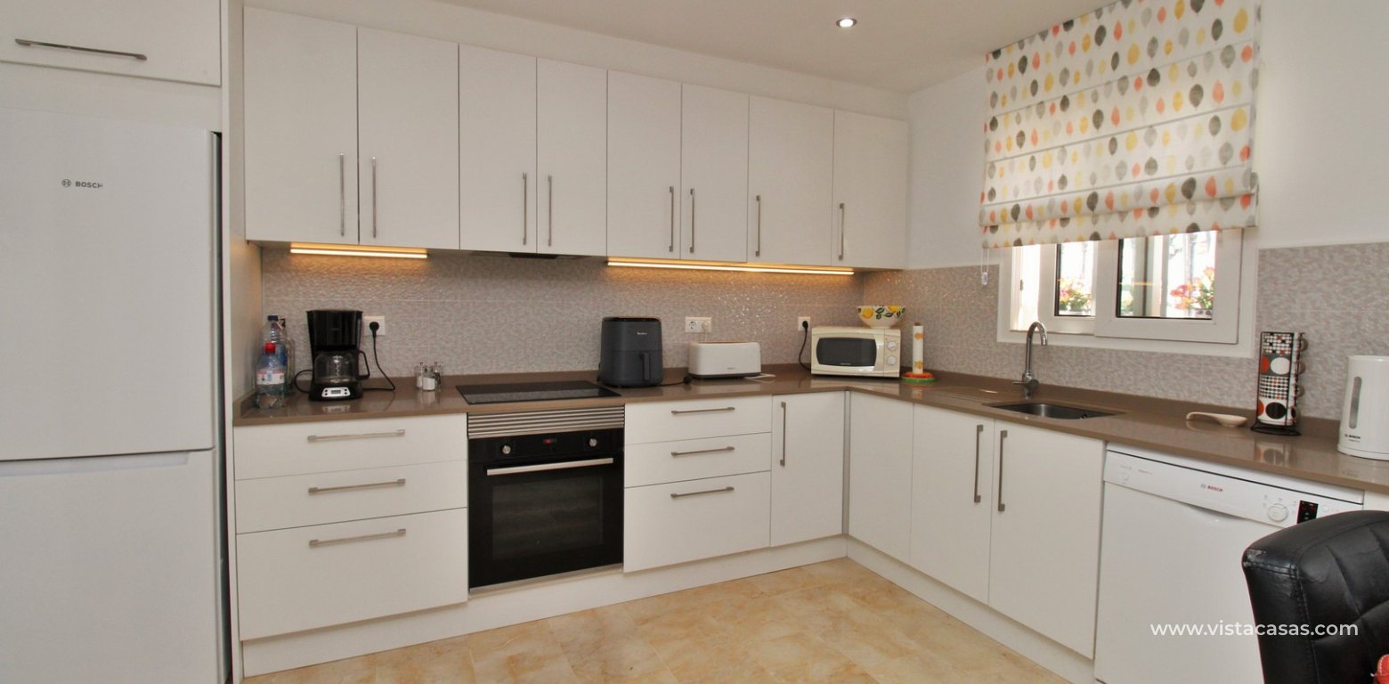 Ibiza style villa for sale R15 Los Dolses Villamartin renovated kitchen