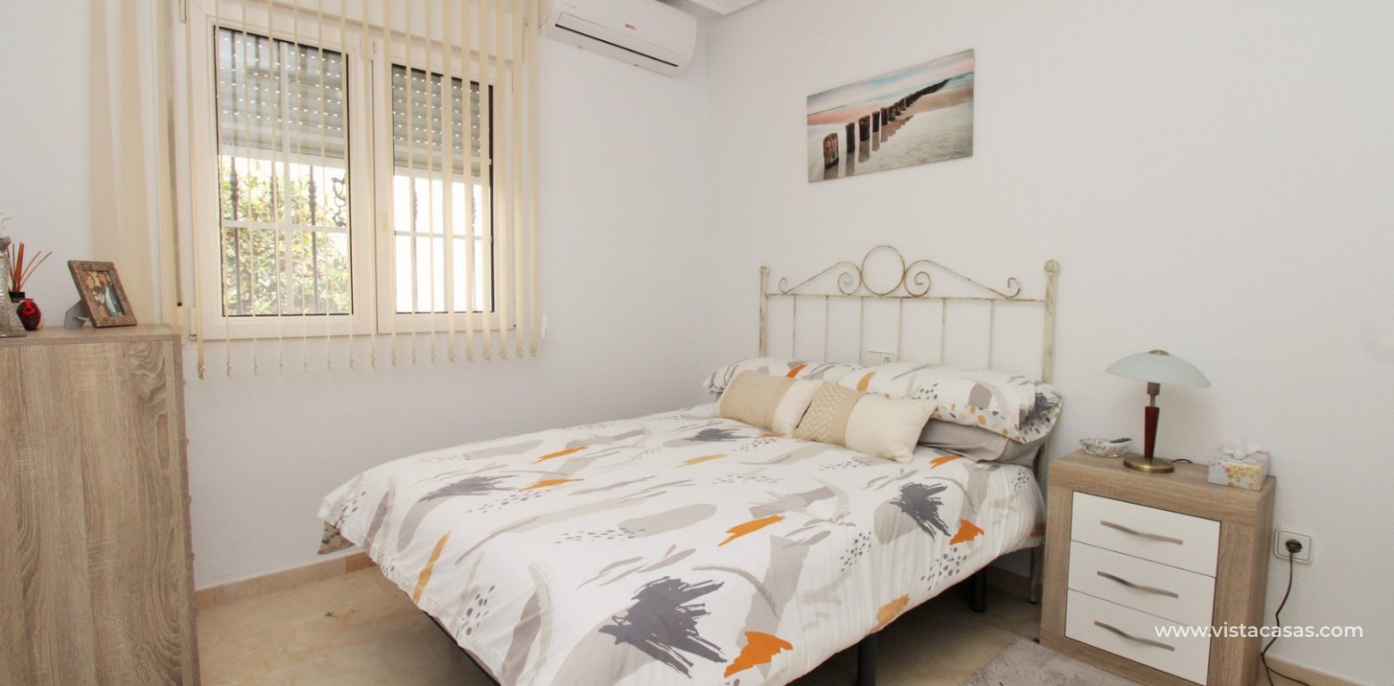 Ibiza style villa for sale R15 Los Dolses Villamartin double bedroom