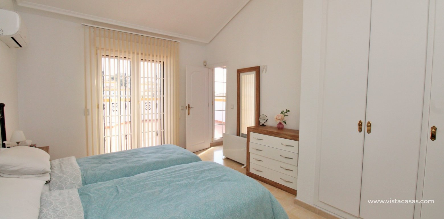 Ibiza style villa for sale R15 Los Dolses Villamartin master bedroom 2