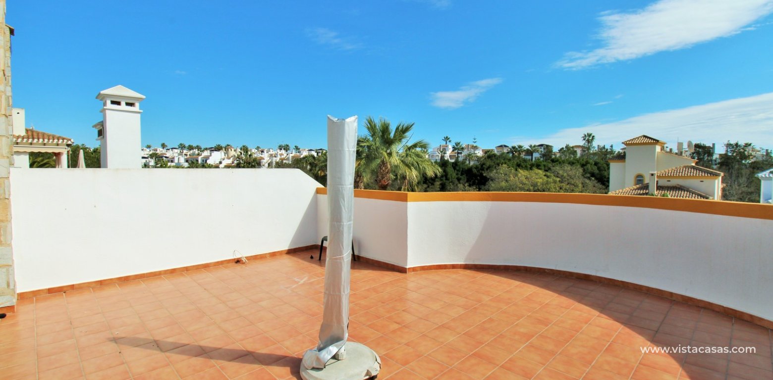 Ibiza style villa for sale R15 Los Dolses Villamartin roof terrace