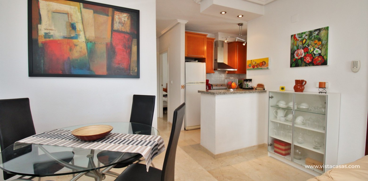 Top floor apartment for sale R3 Las Violetas Villamartin dining area