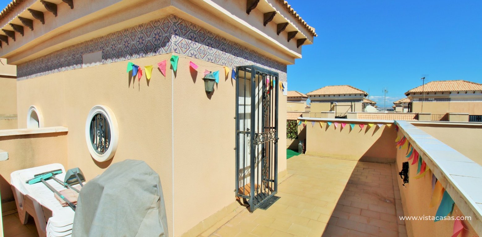 3 bedroom townhouse for sale Entregolf Villamartin roof solarium