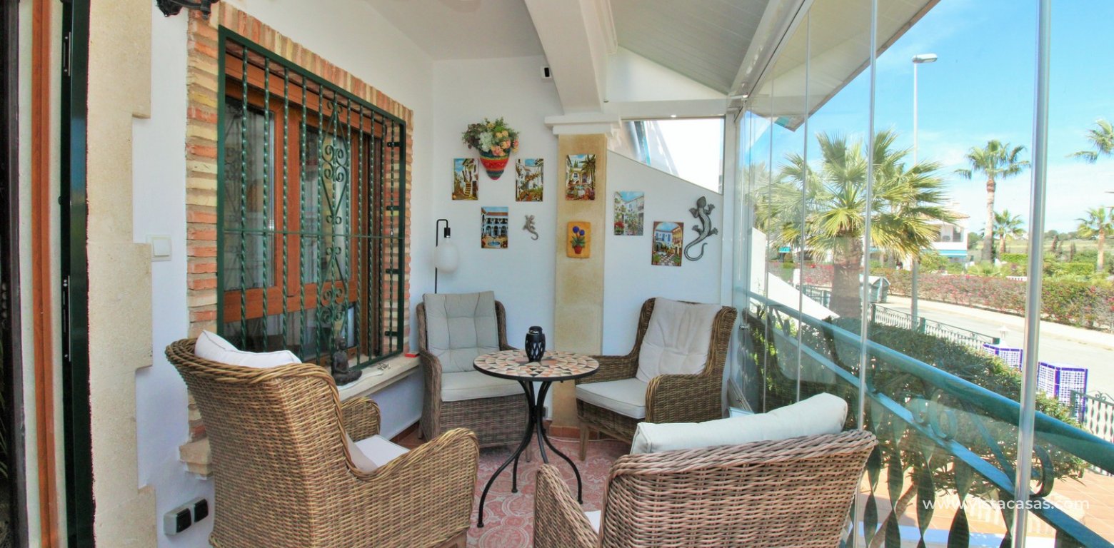 Buhardilla townhouse for sale Villamartin Pau 8 porch