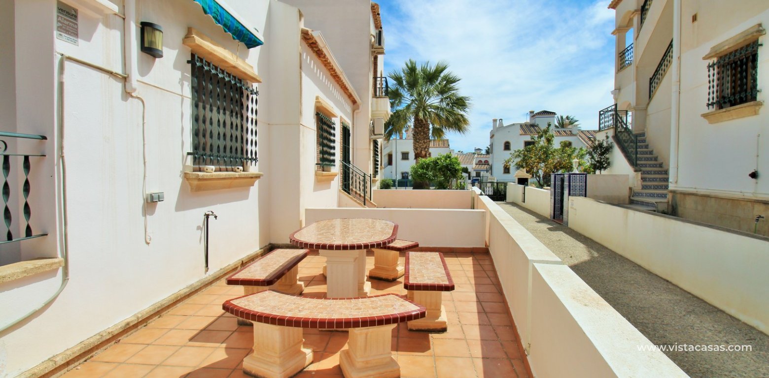 Buhardilla townhouse for sale Villamartin Pau 8 rear terrace
