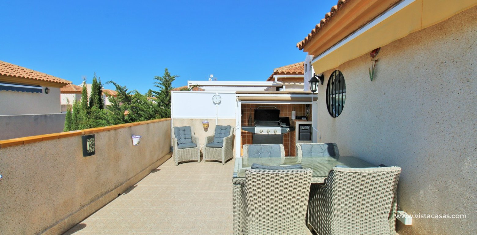 3 bedroom townhouse for sale Iria 4 Playa Flamenca solarium