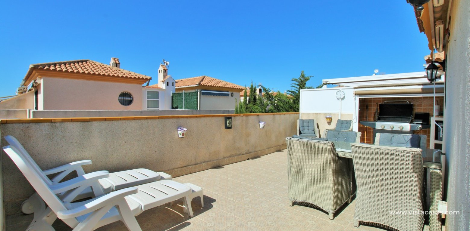 3 bedroom townhouse for sale Iria 4 Playa Flamenca roof terrace