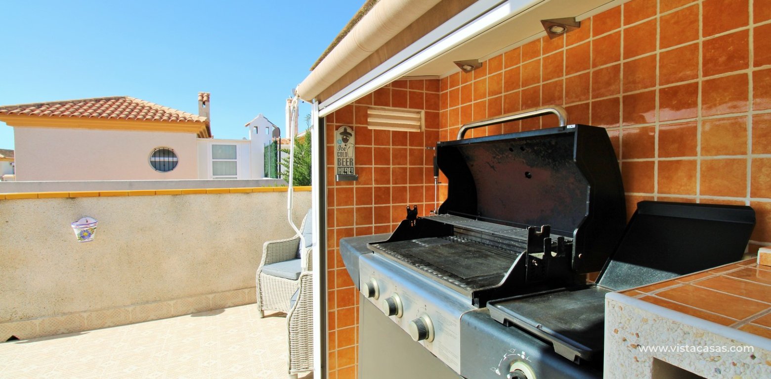 3 bedroom townhouse for sale Iria 4 Playa Flamenca bbq