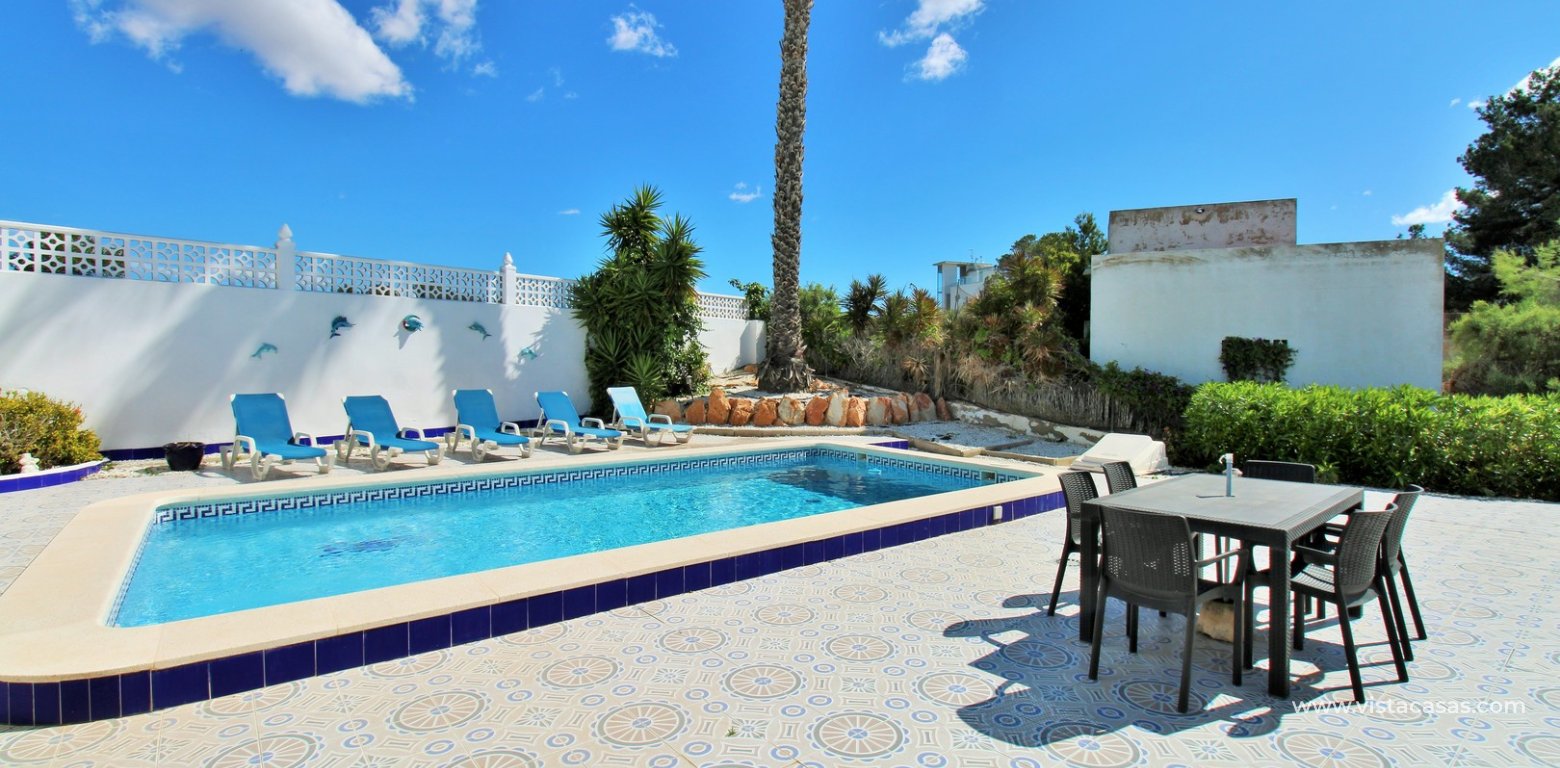 Villa with private pool for sale Villamartin Golf pool area