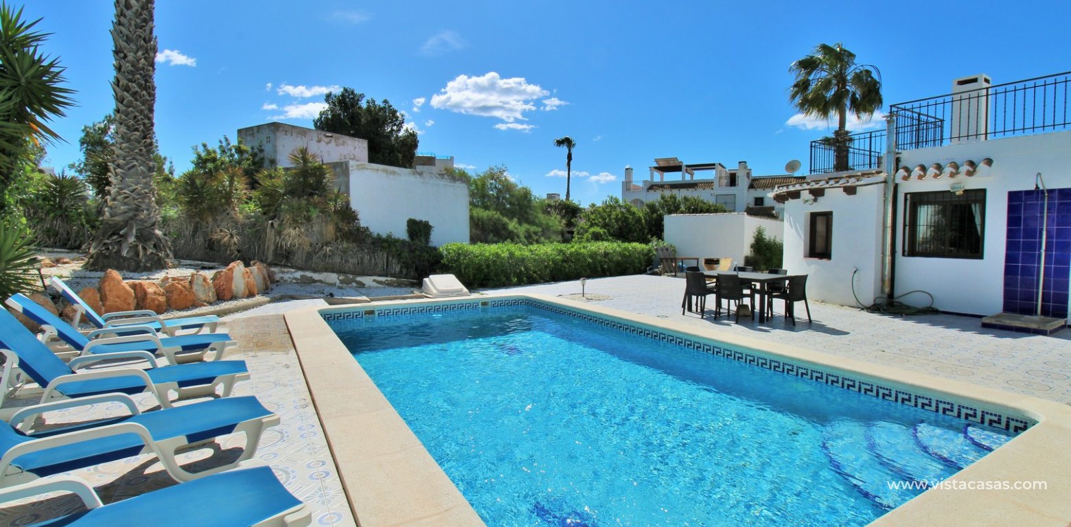 Villa with private pool for sale Villamartin Golf swimming pool