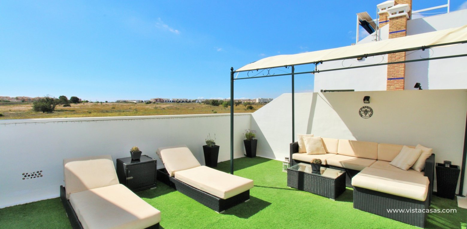 Buhardilla townhouse for sale Pau 8 Villamartin solarium