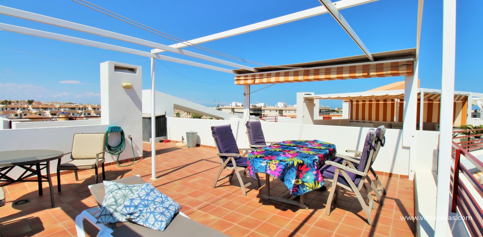Penthouse for sale in El Rincon Playa Flamenca roof solarium 2
