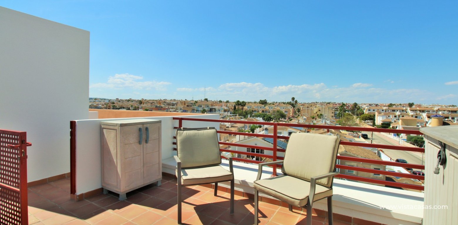 Penthouse for sale in El Rincon Playa Flamenca terrace