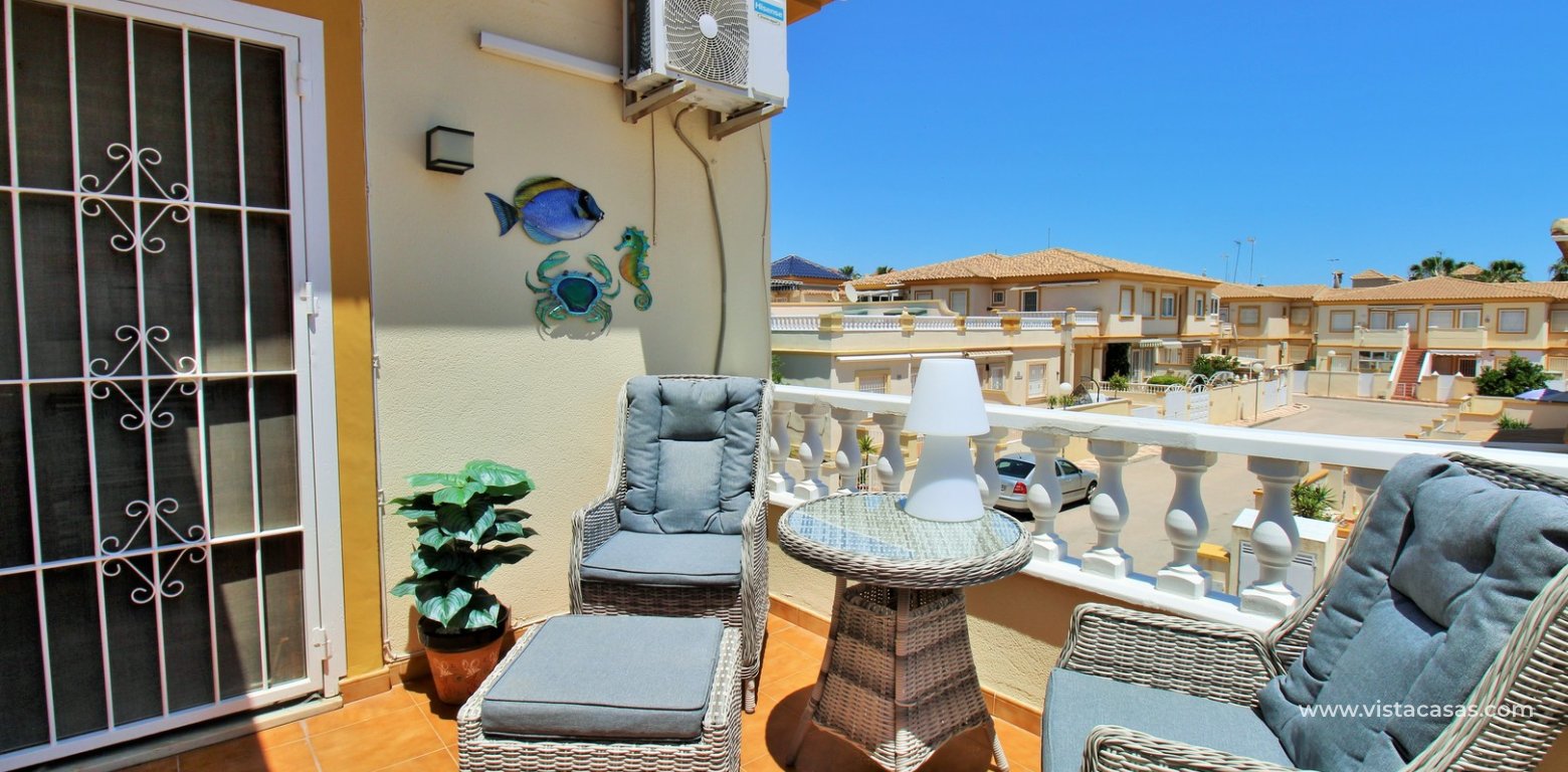 Top floor apartment for sale Sol de Mar Playa Flamenca balcony 2