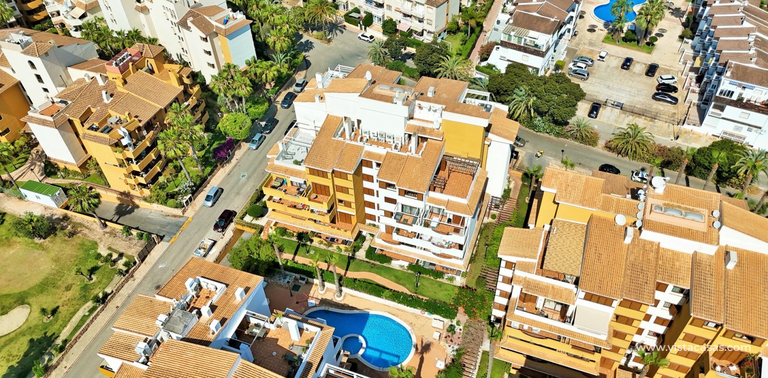 Punta Prima La Entrada 2 bed apartment for sale aerial