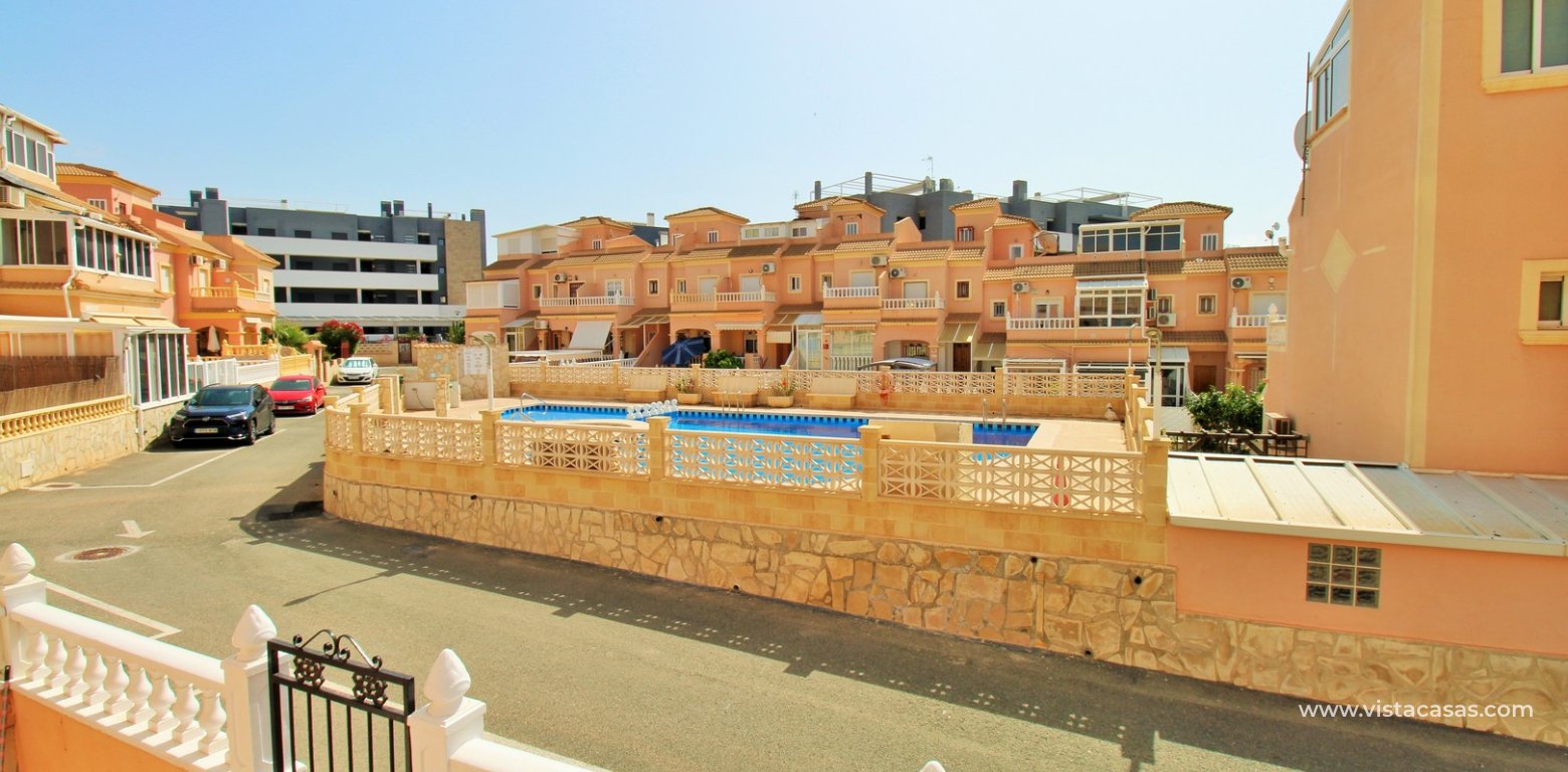3-Bed Quad House in Playa Flamenca Near Zenia Boulevard front pool view