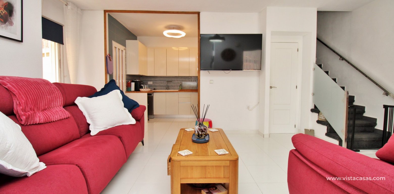 3-Bed Quad House in Playa Flamenca Near Zenia Boulevard lounge 3