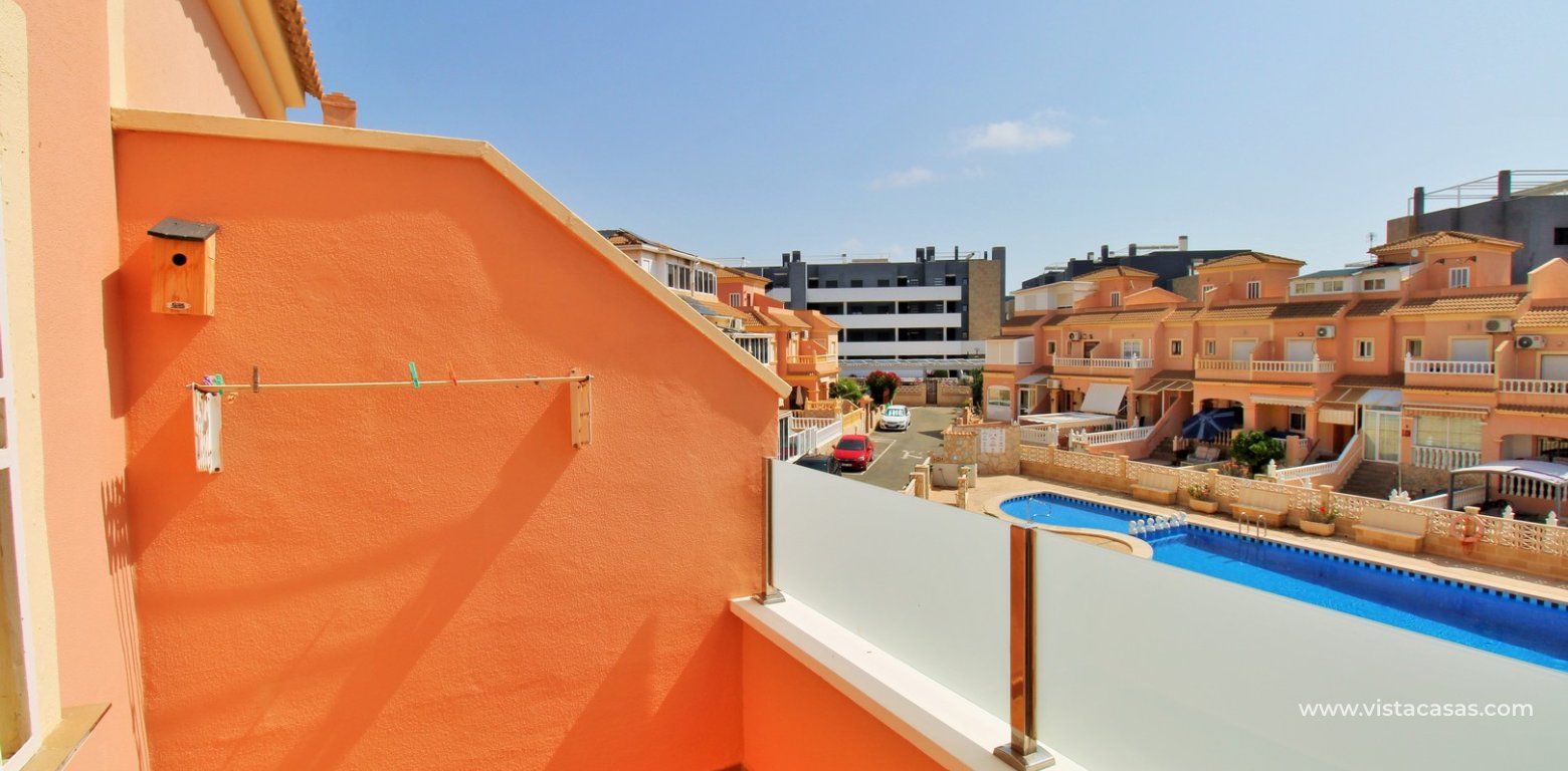 3-Bed Quad House in Playa Flamenca Near Zenia Boulevard balcony