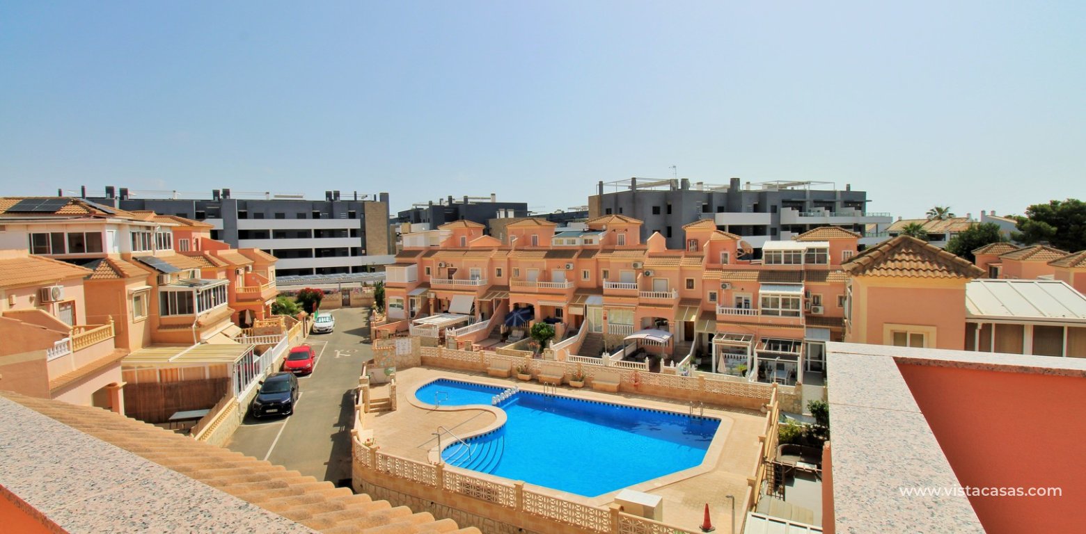 3-Bed Quad House in Playa Flamenca Near Zenia Boulevard pool view