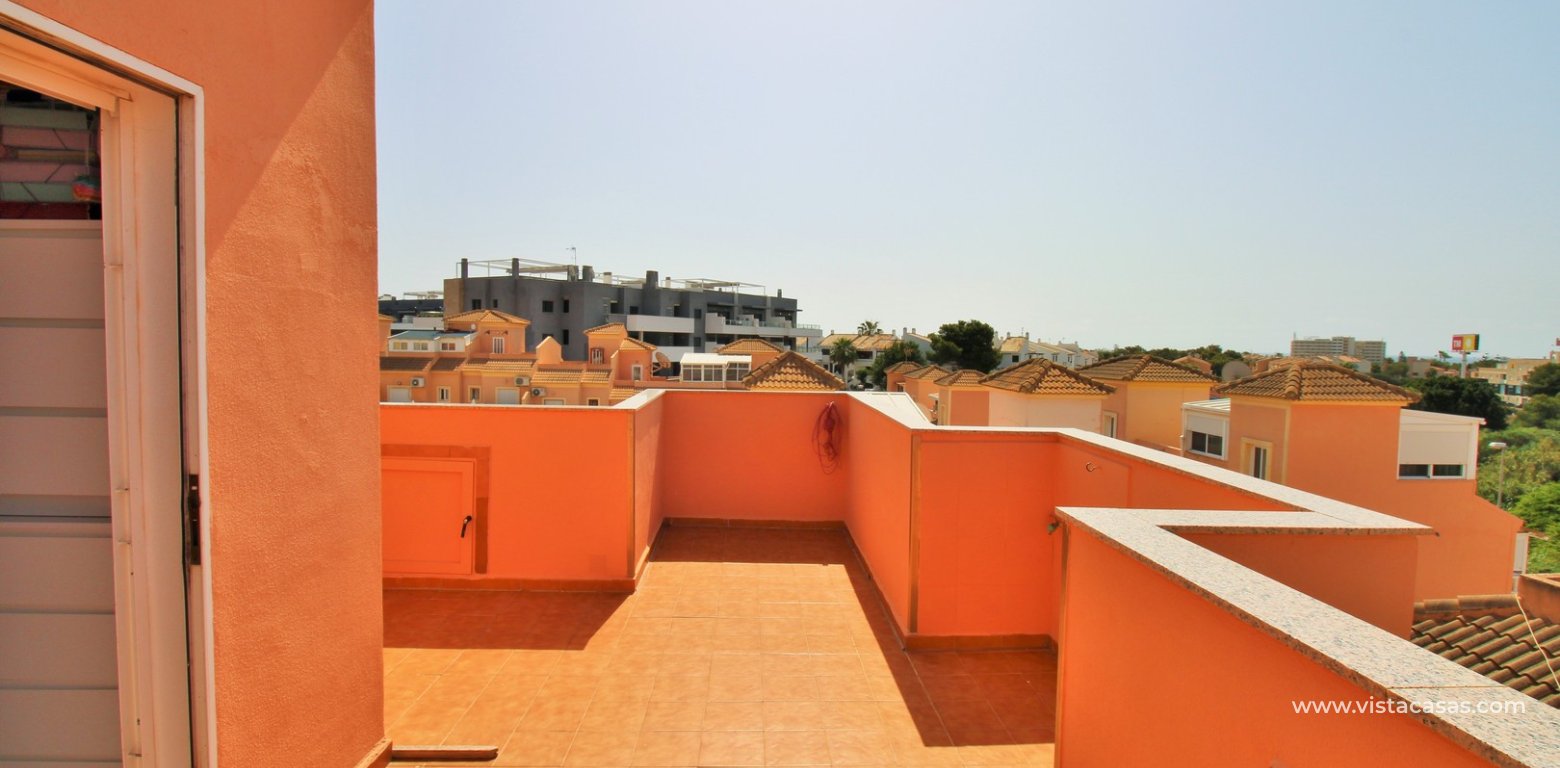 3-Bed Quad House in Playa Flamenca Near Zenia Boulevard roof terrace
