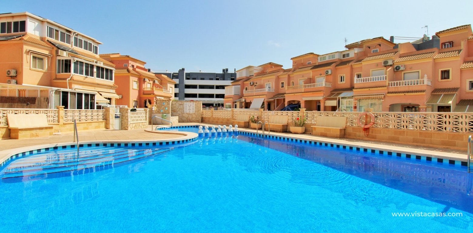 3-Bed Quad House in Playa Flamenca Near Zenia Boulevard communal swimming pool