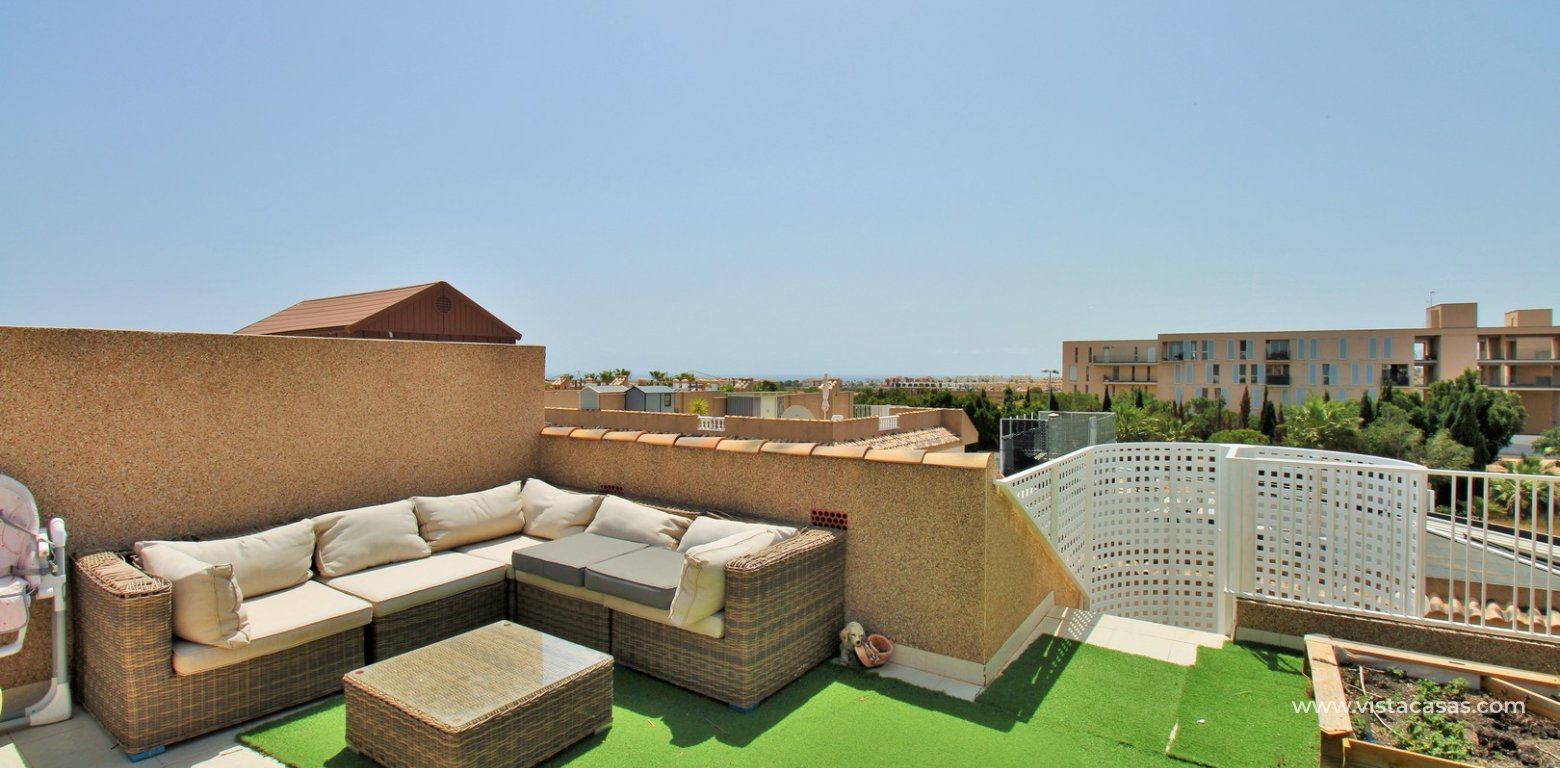 Penthouse apartment for sale Torregolf IV Villamartin roof terrace 2