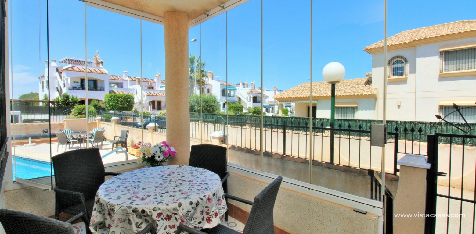 Villamartin apartment with private pool for sale porch