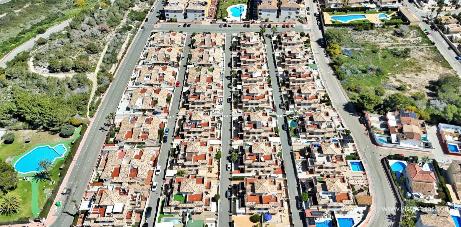 Townhouse for sale in Pinada Golf 1 Villamartin aerial view